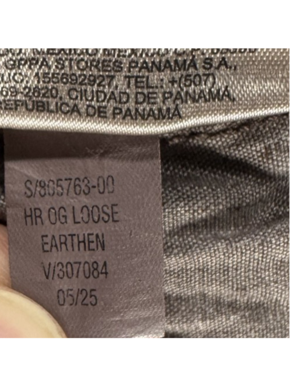 Old Navy Womens 4 High Rise OG Loose Jeans Brown Earthen Cotton Stretch NWOT - Picture 5 of 16